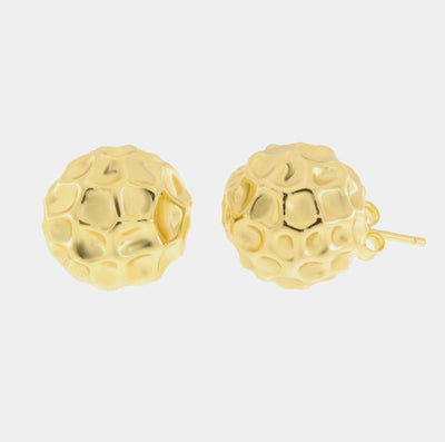Orecchini in Argento 925 a lobo pallina forato SIMEONE - gioiello BySimon