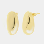 Orecchini in Argento 925 a lobo con ovali pendentu