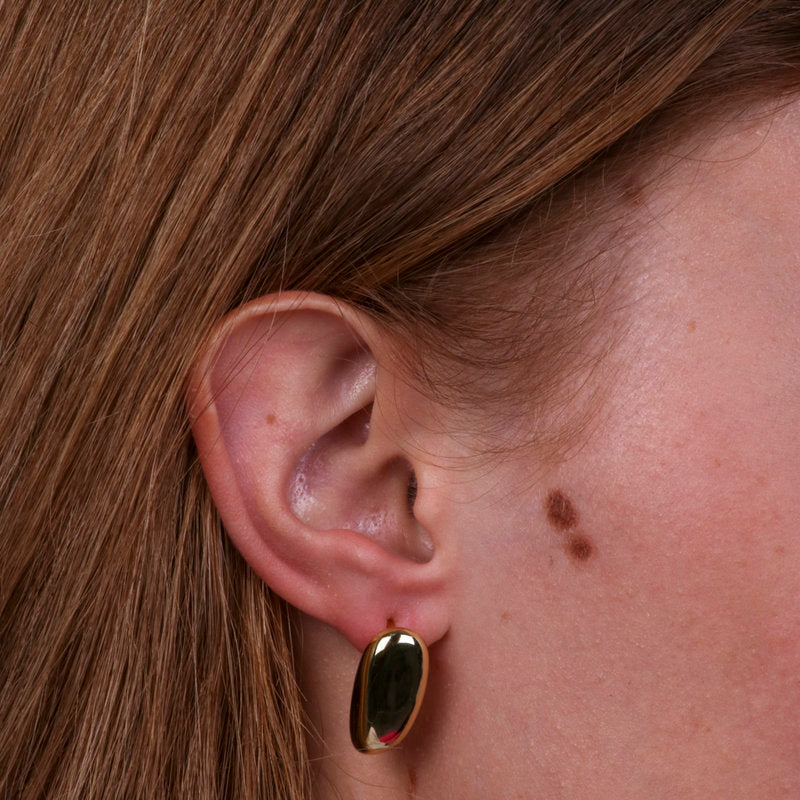 Orecchini in Argento 925 a lobo con ovali pendentu SIMEONE - gioiello BySimon