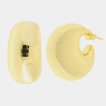 Orecchini in Argento 925 semicerchi pieni SIMEONE - gioiello BySimon