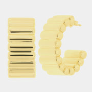 Orecchini in Argento 925 semicerchi a lobo