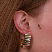 Orecchini in Argento 925 semicerchi a lobo