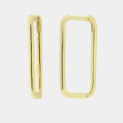 Orecchini in Argento 925 rettangolari