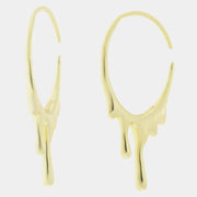 Orecchini in Argento 925 a forna di cerchi e gocce pendenti