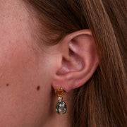 Orecchini in Argento 925 a lobo con zirconi e puntoluce