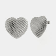 Orecchini in Argento 925 con cuore a lobo