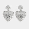 Orecchini in Argento 925 con cuore pendente
