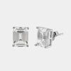 Orecchini in Argento 925 quadrato trasparente