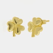 Orecchini in Argento 925 con trifoglio a lobo lucido