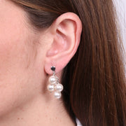 Orecchini in Argento 925 con perle pendenti