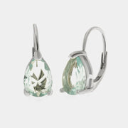 Orecchini in Argento 925 con zircone acqua