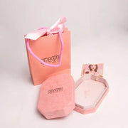 Orecchini in Argento 925 con zircone rosa