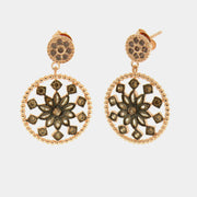 Orecchini in Argento 925 fiore in stile antico