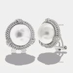 Orecchini in Argento 925 a lobo con perla Collezione Hanoi - BYSIMON gioielli
