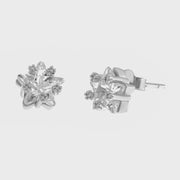 Orecchini in Argento 925 stella zirconata