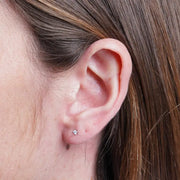 Orecchini in Argento 925 punto luce piccolo