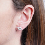 Orecchini in Argento 925 bocca zirconata Collezione Hanoi - BYSIMON gioielli