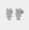 Orecchini in Argento 925 gufo