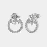 Orecchini in Argento 925 ferro di cavallo zirconato Collezione Hanoi - BYSIMON gioielli