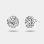 Orecchini in Argento 925 cerchio zirconato Collezione Hanoi - BYSIMON gioielli