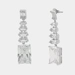 Orecchini in Argento 925 rettangoli pendenti Collezione Hanoi - BYSIMON gioielli