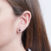 Orecchini in Argento 925 saliscendi stella