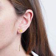 Orecchini in Argento 925 saliscendi con cuore