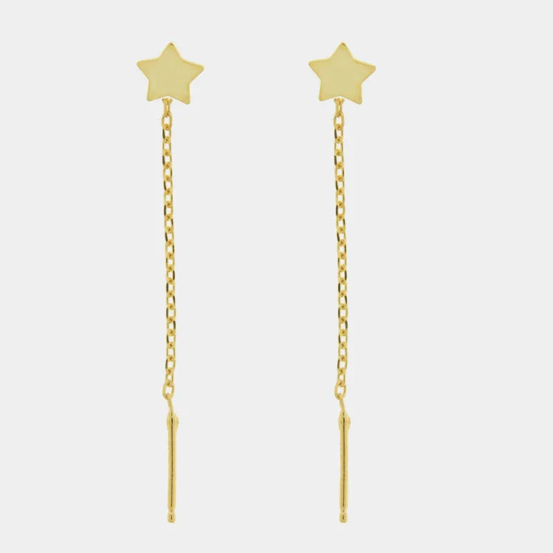 925 Silver earrings with star