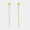 Orecchini in Argento 925 saliscendi con sfera