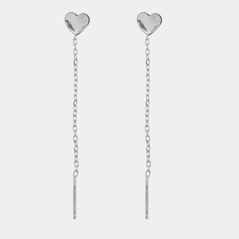 925 Silver earrings with heart