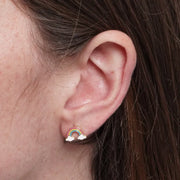 Orecchini in Argento 925 arcobaleno