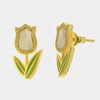 Orecchini in Argento 925 tulipano in madreperla