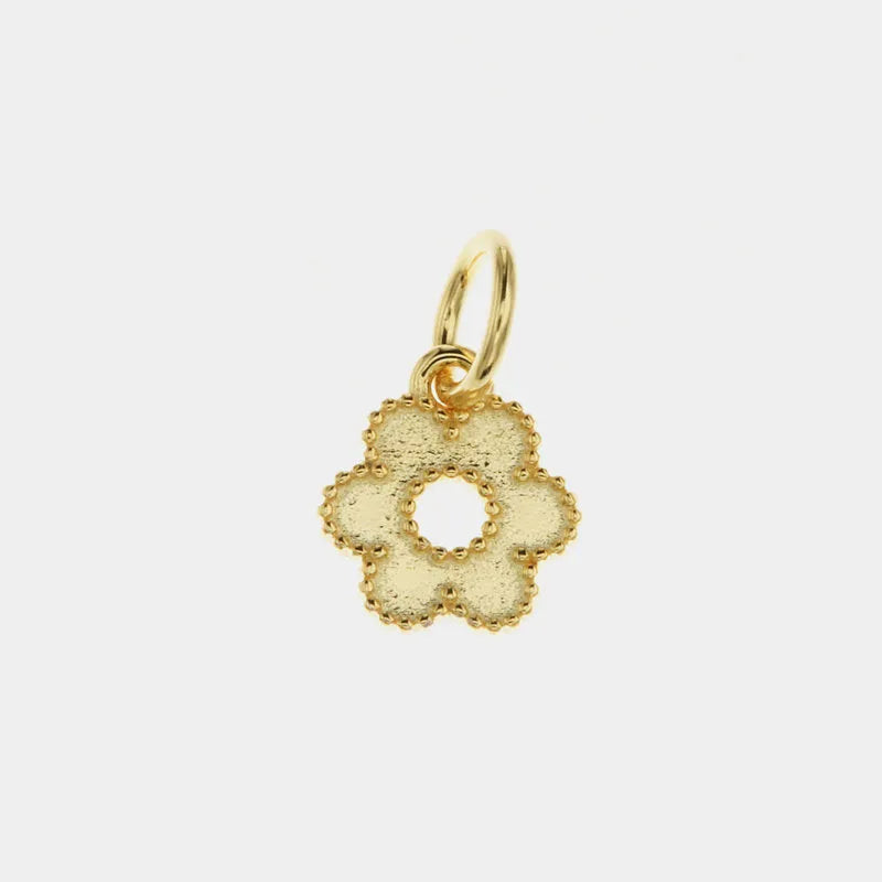 Ciondolo in Argento 925 a forma di fiore BYS - gioiello BySimon