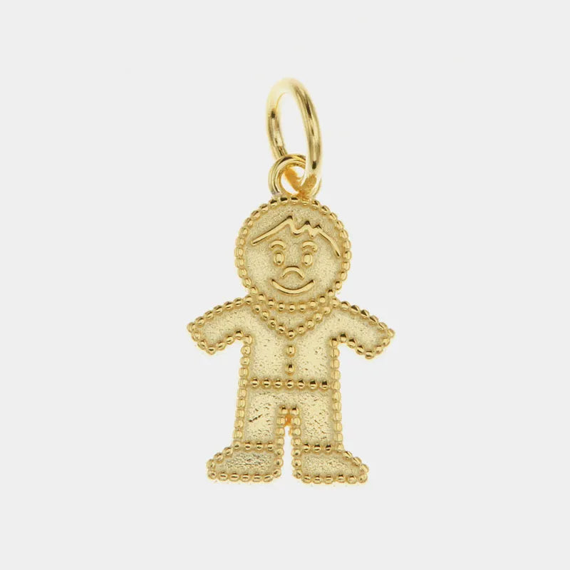 Ciondolo in Argento 925 a forma di papà BYS - gioiello BySimon