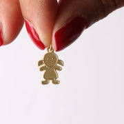 Ciondolo in Argento 925 a forma di bambina