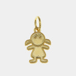 Ciondolo in Argento 925 a forma di bambina BYS - gioiello BySimon