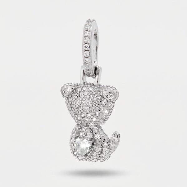 Ciondolo in Argento 925 con cane zirconato - BYSIMON gioielli