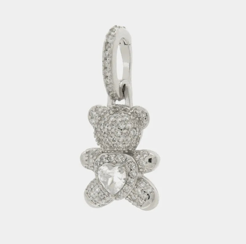 Ciondolo in Argento 925 con orsetto