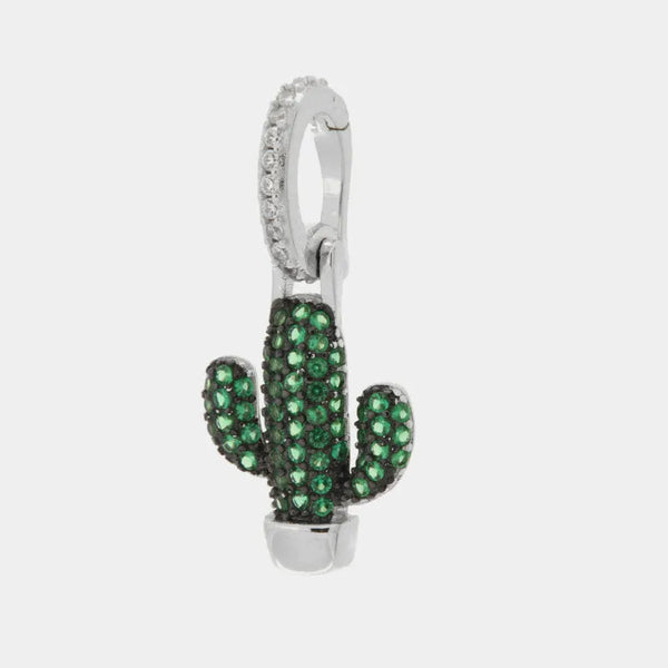 Ciondolo in Argento 925 con cactus - BYSIMON gioielli