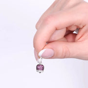 Ciondolo in Argento 925 campanella con zirconi rossi