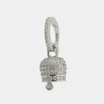 Ciondolo in Argento 925 con campanella zirconata