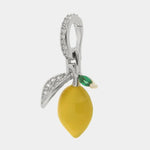 Ciondolo in Argento 925 con limone giallo BYSIMON - gioiello BySimon
