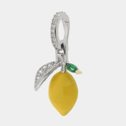 Ciondolo in Argento 925 con limone giallo