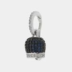 Ciondolo in Argento 925 con campanella blu