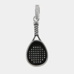 Ciondolo in Argento 925 racchetta padel Collezione Hanoi - BYSIMON gioielli