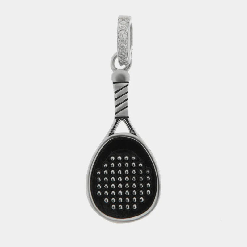 Ciondolo in Argento 925 racchetta padel Collezione Hanoi - BYSIMON gioielli