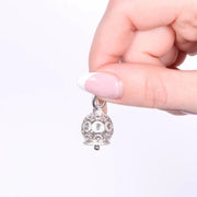 Ciondolo in Argento 925 con campanella zirconata