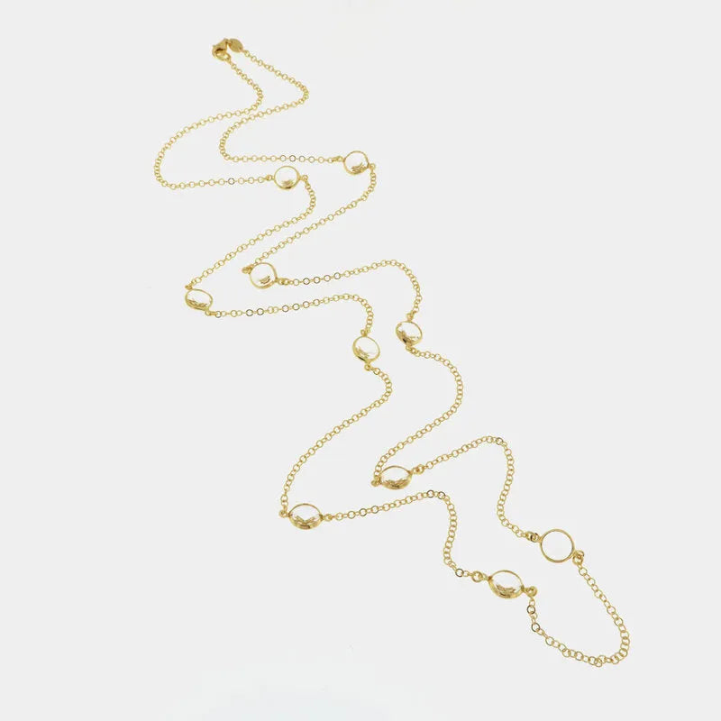 Collana in Argento 925 con cristalli