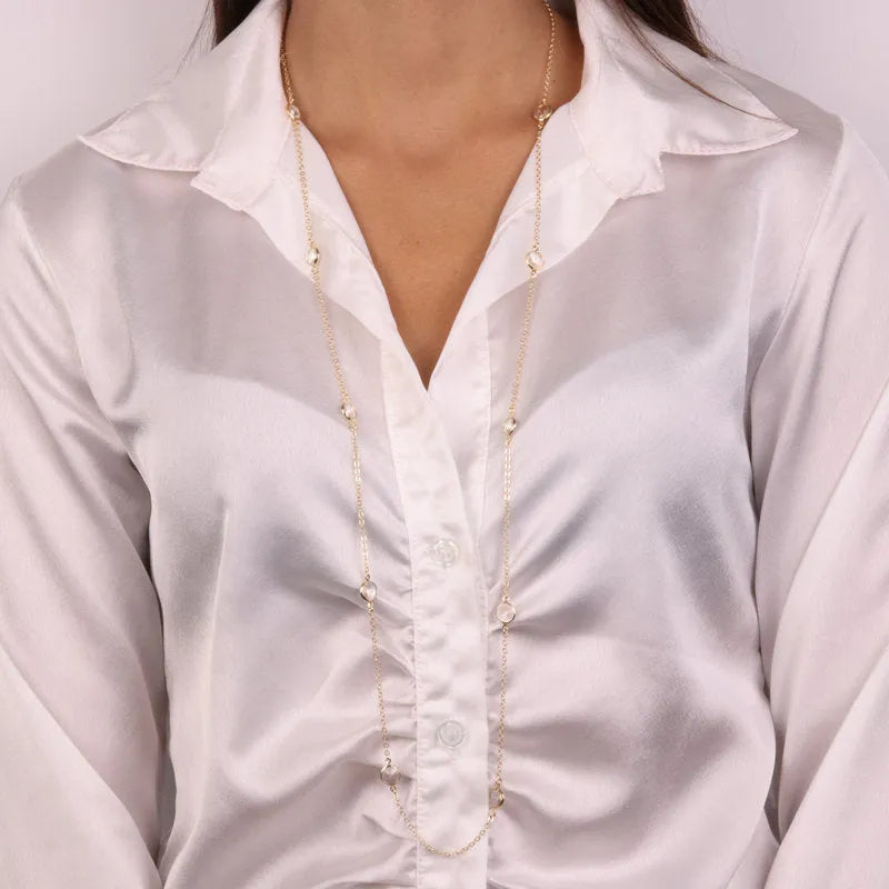 Collana in Argento 925 con cristalli