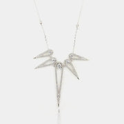 Collana in Argento 925 con pendenti zirconati